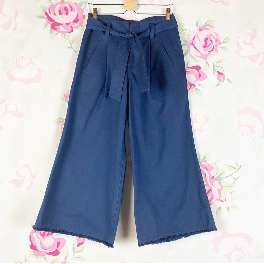 NEW Moon River Navy High Rise Wide Leg Pants M